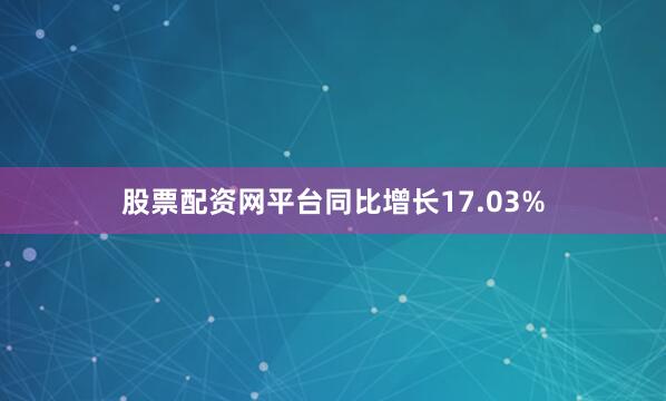 股票配资网平台同比增长17.03%